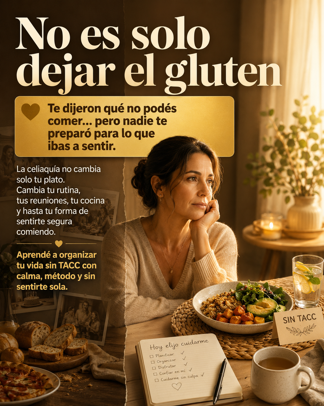 Cocina sin TACC blindada en 24 horas + 4 bonos + sin tacc de dolsillo